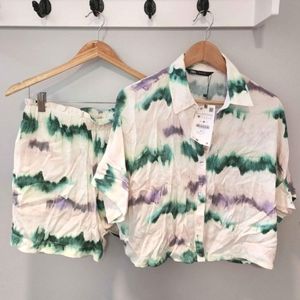 NWT ZARA Tie-Dye Set